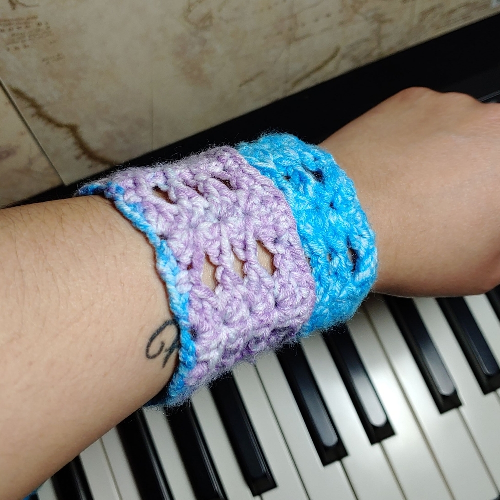 2 Lace Style Home Made cuffs